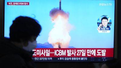 Kim Jong Un - News Agency - KIM TONGHYUNG - North Korea says it tested solid-fuel missile tipped with hypersonic weapon - apnews.com - Japan - Russia - South Korea - North Korea -  Seoul, South Korea -  Pyongyang - Guam -  Sanction