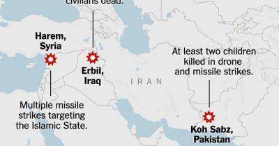 Amelia Nierenberg - Thursday Briefing: Iran Raises Military Threats - nytimes.com - Israel - Pakistan -  Islamabad - Iran - Syria - Iraq
