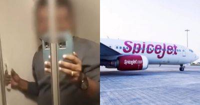 'Do not panic': Cabin crew slides note under door after man gets stuck in plane's toilet - asiaone.com - India -  Shanghai -  Mumbai