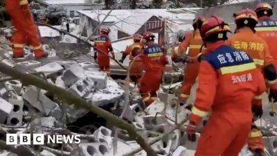 Xi Jinping - China: At least two dead, dozens missing in Yunnan landslide - bbc.com - China - province Yunnan