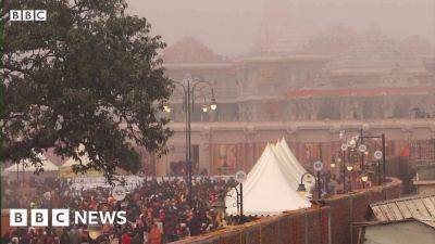 Watch: Crowds at India's new Ram temple in Ayodhya day after opening