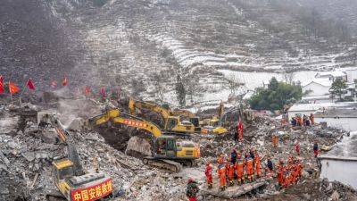 Remaining landslide victims found in China, bringing death toll to 44 - apnews.com - China -  Beijing - region Xinjiang - province Yunnan - province Jiangxi