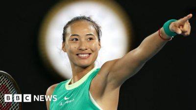 Frances Mao - Australian Open: Zheng Qinwen sparks Chinese tennis hopes going into final - bbc.com - China - Australia - Spain