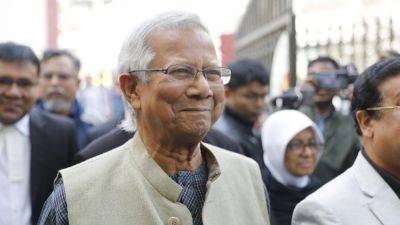Bangladesh appeals court grants bail to Nobel laureate Muhammad Yunus in labor case