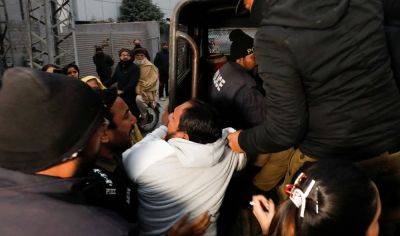 Dozens arrested as Pakistan police halt rally for jailed ex-PM Khan