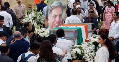 Ratan Tata gets state funeral as India bids farewell to business tycoon