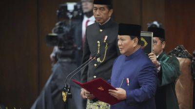 Newly sworn-in Prabowo vows to serve ‘all Indonesians’, China’s Xi hails ‘friendly’ ties