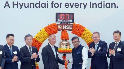 Hyundai India shares drop 6% on market debut after record IPO - edition.cnn.com - India - South Korea - city Mumbai - city Chennai