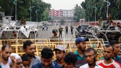 Mohammed Shahabuddin - Associated Press - Fresh tension grips Bangladesh as student protesters demand president’s resignation - scmp.com - India - Bangladesh - city Dhaka