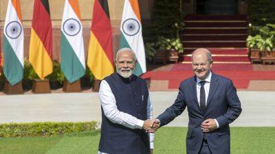 Narendra Modi - Olaf Scholz - India and Germany look to bolster ties as Modi and Scholz hold talks in New Delhi - apnews.com - China - Russia - India - Ukraine - Germany - Eu - county Cooper - city New Delhi - city Berlin