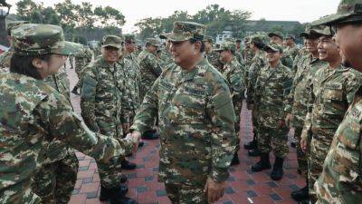 Indonesia’s Prabowo holds military-style retreat to ‘galvanise’ new ministers