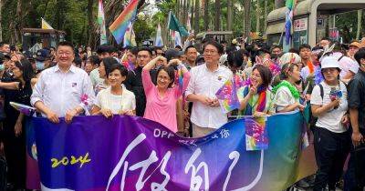 Taiwan vice president, Drag Race winner join big crowds at east Asia's largest Pride march