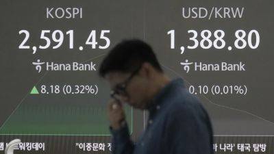 Stock market today: Asian shares rise and the yen dips after Japan’s ruling party loses majority