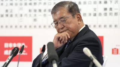 Lim Hui Jie - Sanae Takaichi - Shigeru Ishiba - Japan's Shigeru Ishiba suggests he intends to stay on as PM after ruling coalition loses majority - cnbc.com - Japan - city Tokyo