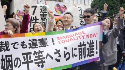 Japan’s LGBTQ community racks up seventh legal win in same-sex marriage push