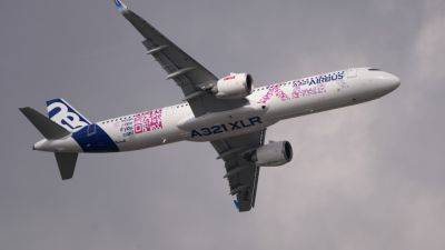 Airbus delivers first extra-long-range Airbus A321 as smaller jets fly farther