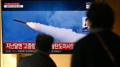 North Korea launches a new intercontinental ballistic missile designed to threaten U.S.