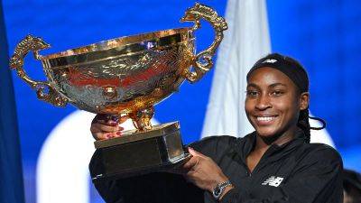 Coco Gauff makes history after cruising to China Open title