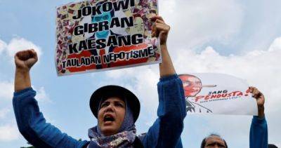 Indonesia students protest alleged poll interference by Jokowi administration