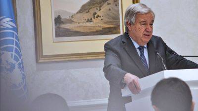 Antonio Guterres - U.N.Secretary - Taliban set unacceptable conditions for attending a UN meeting, says UN secretary-general - apnews.com - Afghanistan - Qatar -  Doha, Qatar