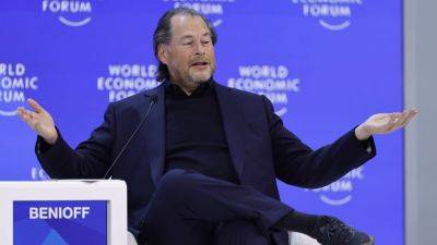 Salesforce shares slip after the company calls for single-digit full-year revenue growth