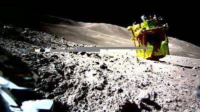 Japan’s ‘Moon Sniper’ wakes up and shares new images of lunar surface