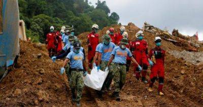 Philippines says 110 missing after landslide kills at least 11