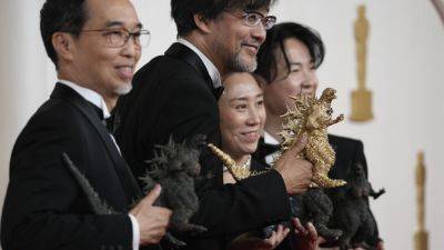 Christopher Nolan - The monster wins one at last as ‘Godzilla Minus One’ nabs the Oscar for visual effects - apnews.com - Japan - Canada