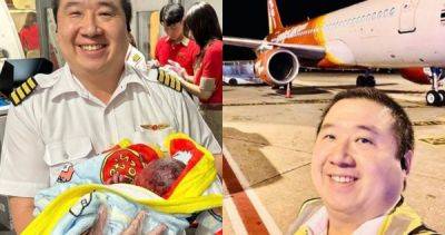 From pilot to midwife: Thai veteran flyer helps deliver passenger's baby mid-flight - asiaone.com - China - Taiwan - Thailand -  Bangkok -  Taipei - Vietnam