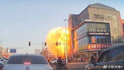 Huge China restaurant explosion kills at least one, injures 22