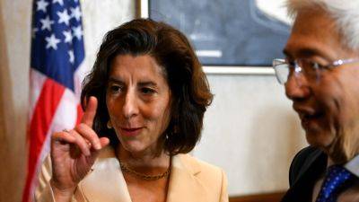 Raimondo says it's 'possible' for Chinese EVs to one day be on U.S. roads