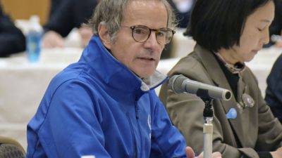 MARI YAMAGUCHI - IAEA chief reassures residents that treated wastewater discharge at Fukushima nuclear plant is safe - apnews.com - Japan - China