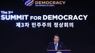 Democracy under threat from AI-generated fake news and disinformation, warns South Korea’s Yoon