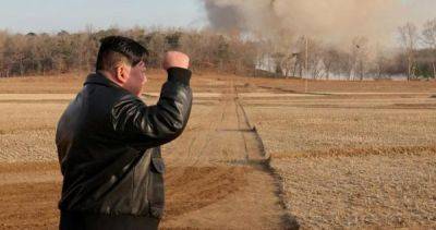 Kim Jong Un - Kim Jong - North Korea leader Kim guides new solid-fuel engine for hypersonic missile, KCNA says - asiaone.com - Usa - North Korea -  Seoul