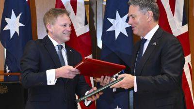KEIRAN SMITH - Grant Shapps - Richard Marles - Australia and U.K. sign defense and security treaty to meet ‘contemporary challenges’ - apnews.com - Britain - Ukraine - county Pacific - Australia -  Canberra