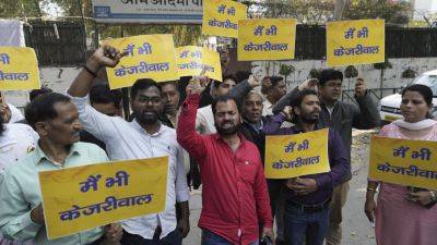 Arvind Kejriwal - Supporters of arrested Indian opposition politician protest in New Delhi - apnews.com - India -  New Delhi -  Delhi -  Sanjay