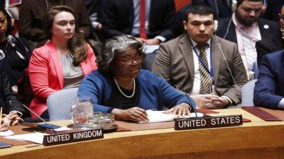 UN Security Council fails to pass U.S. resolution calling for immediate ceasefire in Gaza