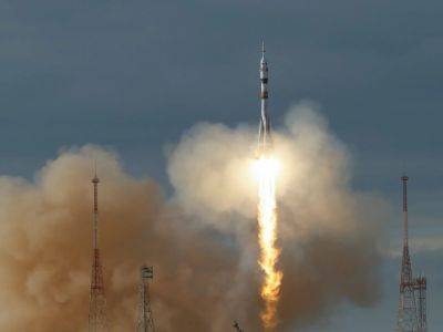Russian Soyuz rocket with 3 astronauts blasts off to ISS, days after glitch