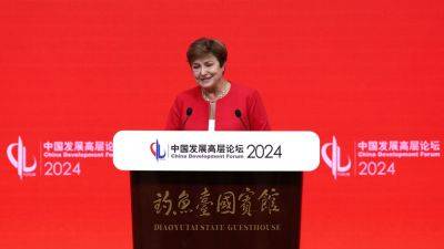 China faces 'fork in the road,' IMF Managing Director Georgieva says, as officials meet CEOs