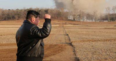 Kim Jong Un - Kim Jong - North Korea's Kim visits tank unit, calls for airtight combat readiness - asiaone.com - China - North Korea -  Pyongyang -  Seoul - Vietnam - Laos