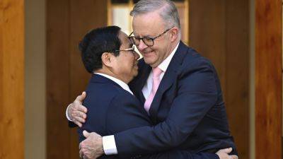 Anthony Albanese - Southeast Asian - ROD McGUIRK - Australian and Vietnamese prime ministers elevate their nations’ booming economic relationship - apnews.com - China - Australia - Vietnam - Laos -  Melbourne, Australia - county Cooper
