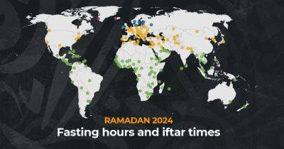 a classauthorlink hrefhttpswwwaljazeeracomauthorajlabsAJLabsa - Ramadan 2024: Fasting hours and iftar times around the world - aljazeera.com - New Zealand - Iceland - Chile