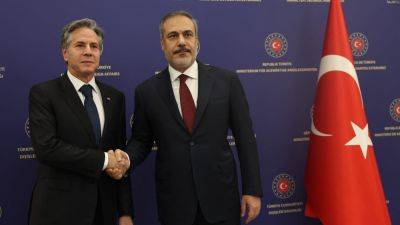Turkey, U.S. discuss Ukraine, Gaza, ways to improve ties, foreign minister says