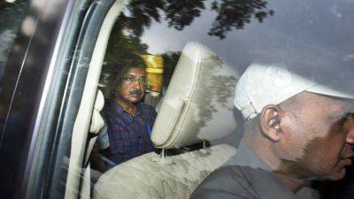 An Indian court sends a top opposition leader, Arvind Kejriwal, to jail until April 15