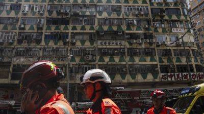 Hong Kong building fire kills at least 5 people and injures 11