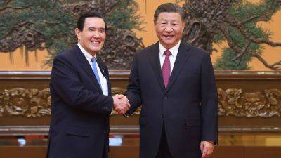 Xi Jinping - Nectar Gan - China’s Xi hosts former Taiwan president in Beijing, in rare meeting echoing bygone era of warmer ties - edition.cnn.com - Japan - China - Taiwan - Usa - Philippines -  Beijing - Hong Kong - Singapore -  Taipei - Australia