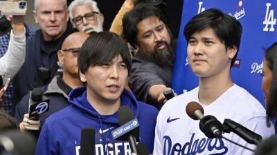Martin Estrada - Shohei Ohtani's former interpreter surrenders to authorities on bank fraud charges - cnbc.com - Israel - Iran - state California - Los Angeles -  Los Angeles
