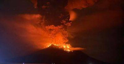 Mount Ruang Erupts in Indonesia, Spewing Lava Thousands of Feet Into the Sky
