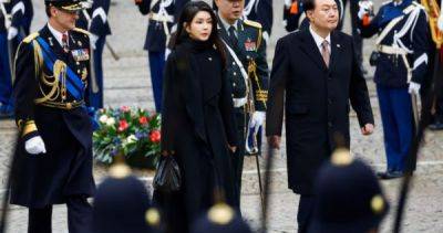 South Korea's first lady avoids limelight ahead of high-stakes election