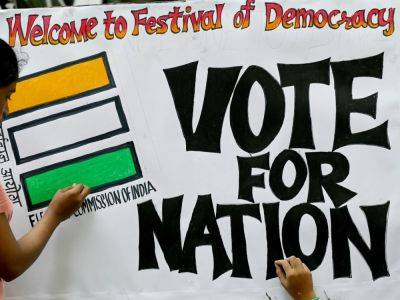 Narendra Modi - India votes in first phase of marathon election as Modi seeks third term - aljazeera.com - China - India - Eu